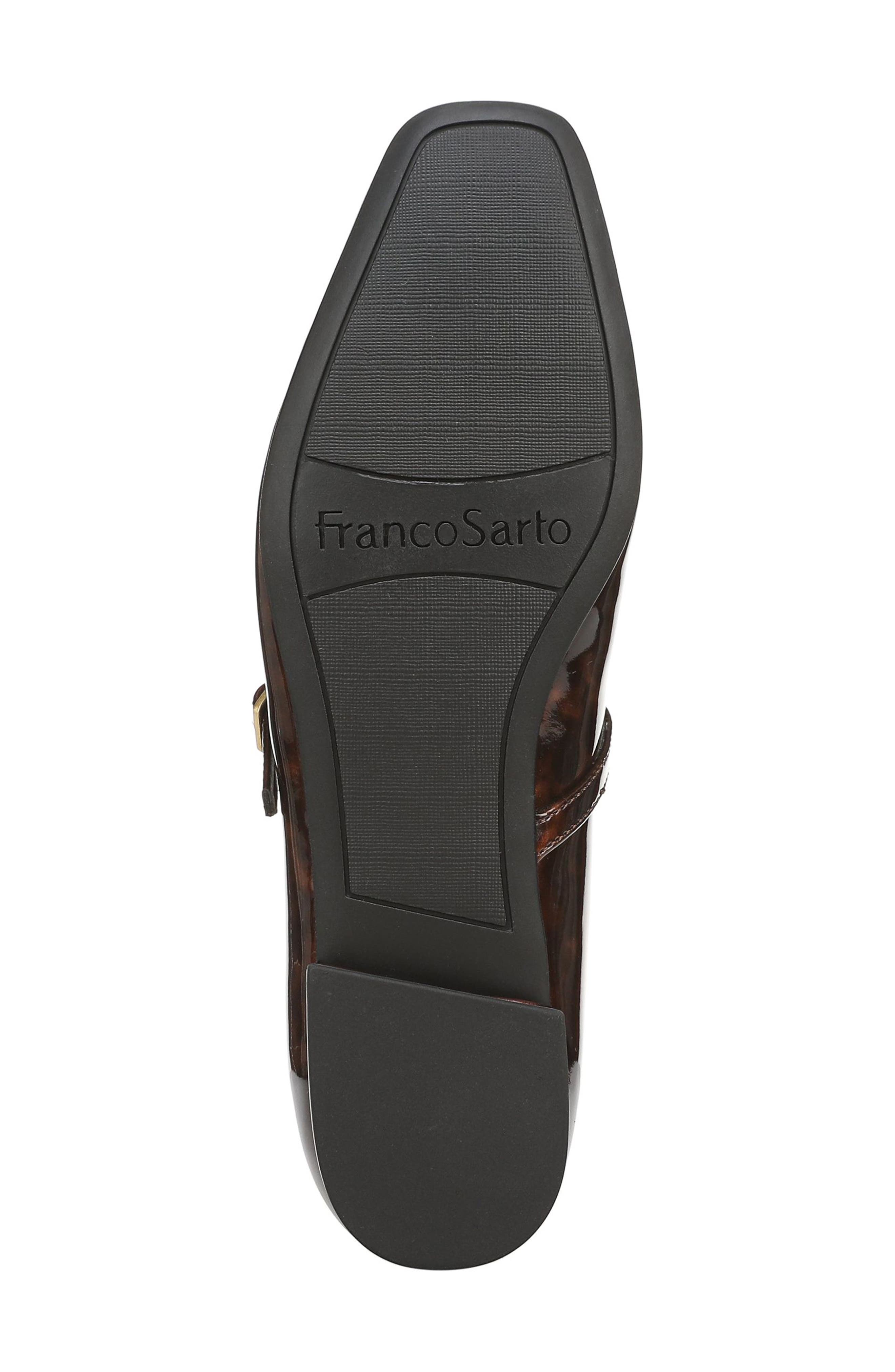 Valie Faux Leather Mary Jane Flat, Alternate, color, TORTOISE FAUX PATENT LEATHER