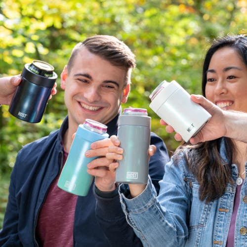 Host Stay-chill Standard Can Cooler In Pearl White