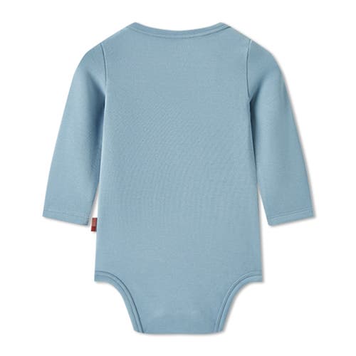 Milkbarn Brushed Long Sleeve One Piece In Gray