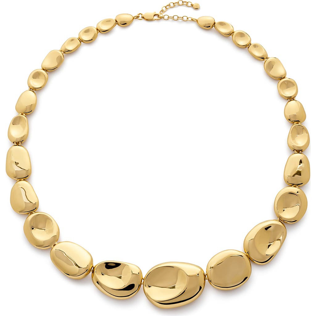 Monica Vinader Gold Vermeil Aria Collar Necklace In Gold