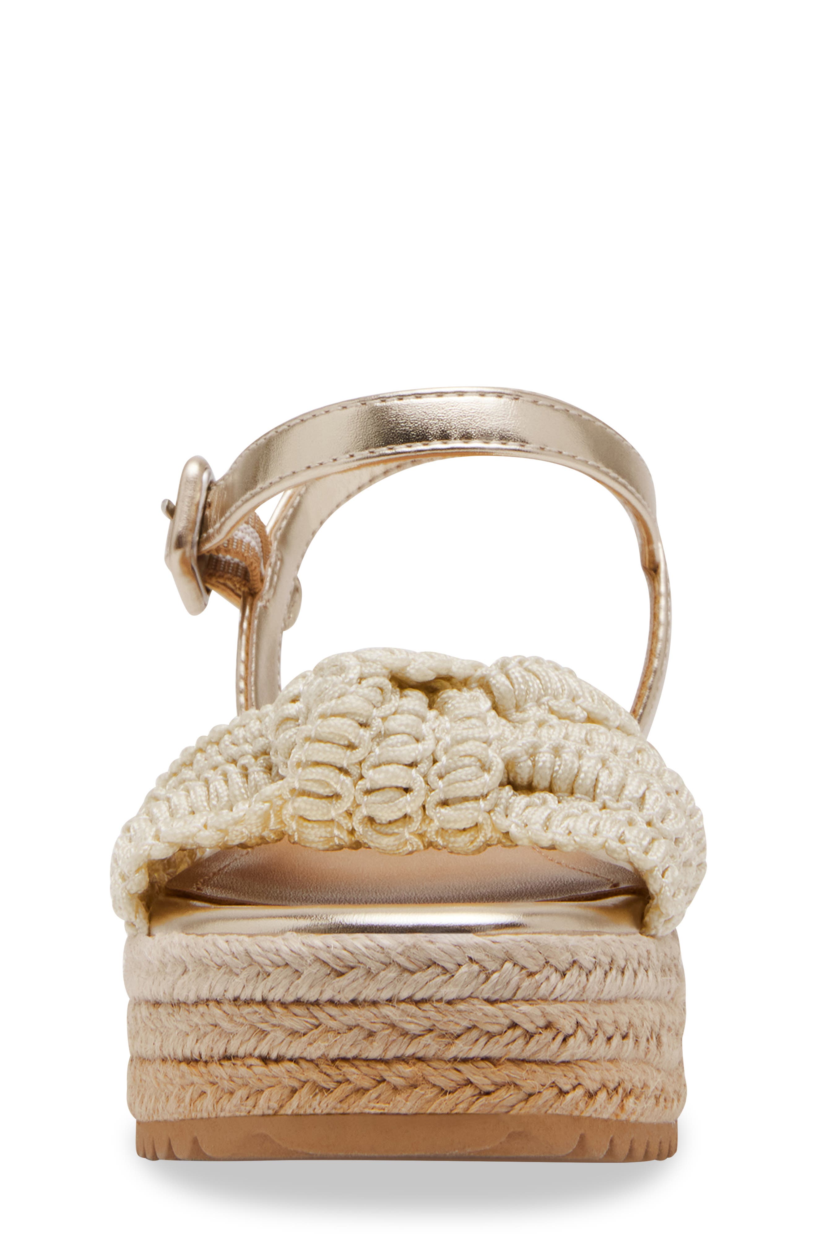 Steve Madden Kids' JCookie Platform Sandal, Alternate, color, Natural