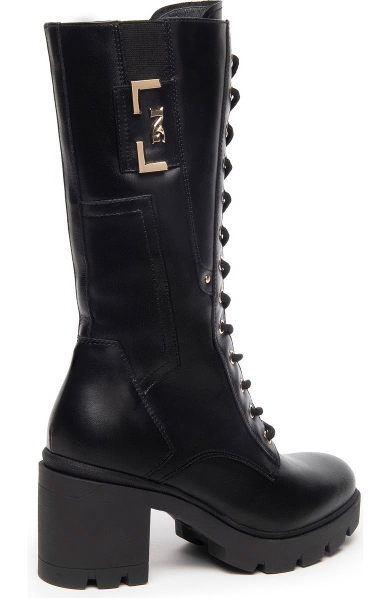 NeroGiardini Moto Platform Boot, Alternate, color, Black