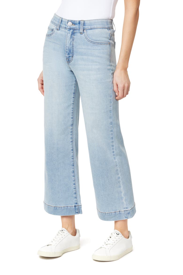 Summer in the City 27-Inch High Rise Crop Flare Leg Jeans, Alternate, color, POSITANO