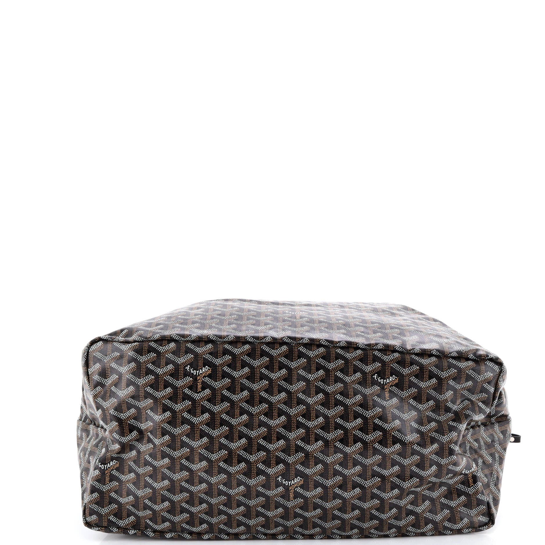 Pre-Owned Goyard Saint Louis Tote Coated Canvas GM, Alternate, color, Black