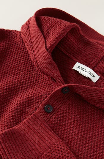 Kids' Hooded Henley Sweater