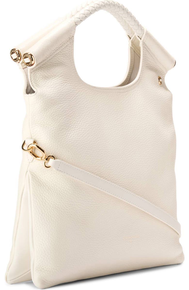 Cole Haan Carolyn Leather Foldover Tote, Alternate, color, Ivory