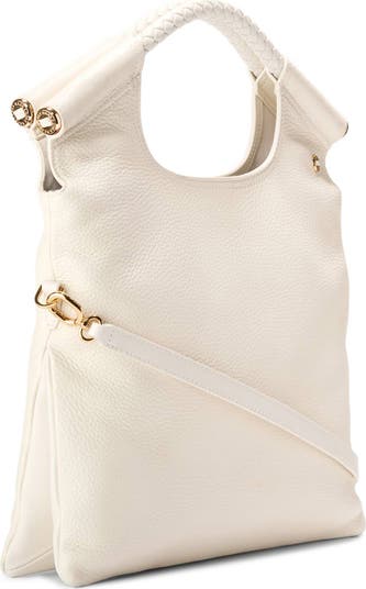 【Cole Haan】Women's Carolyn Foldover Tote 海外限定 Women's Carolyn Foldover Tote in White | Cole Haan