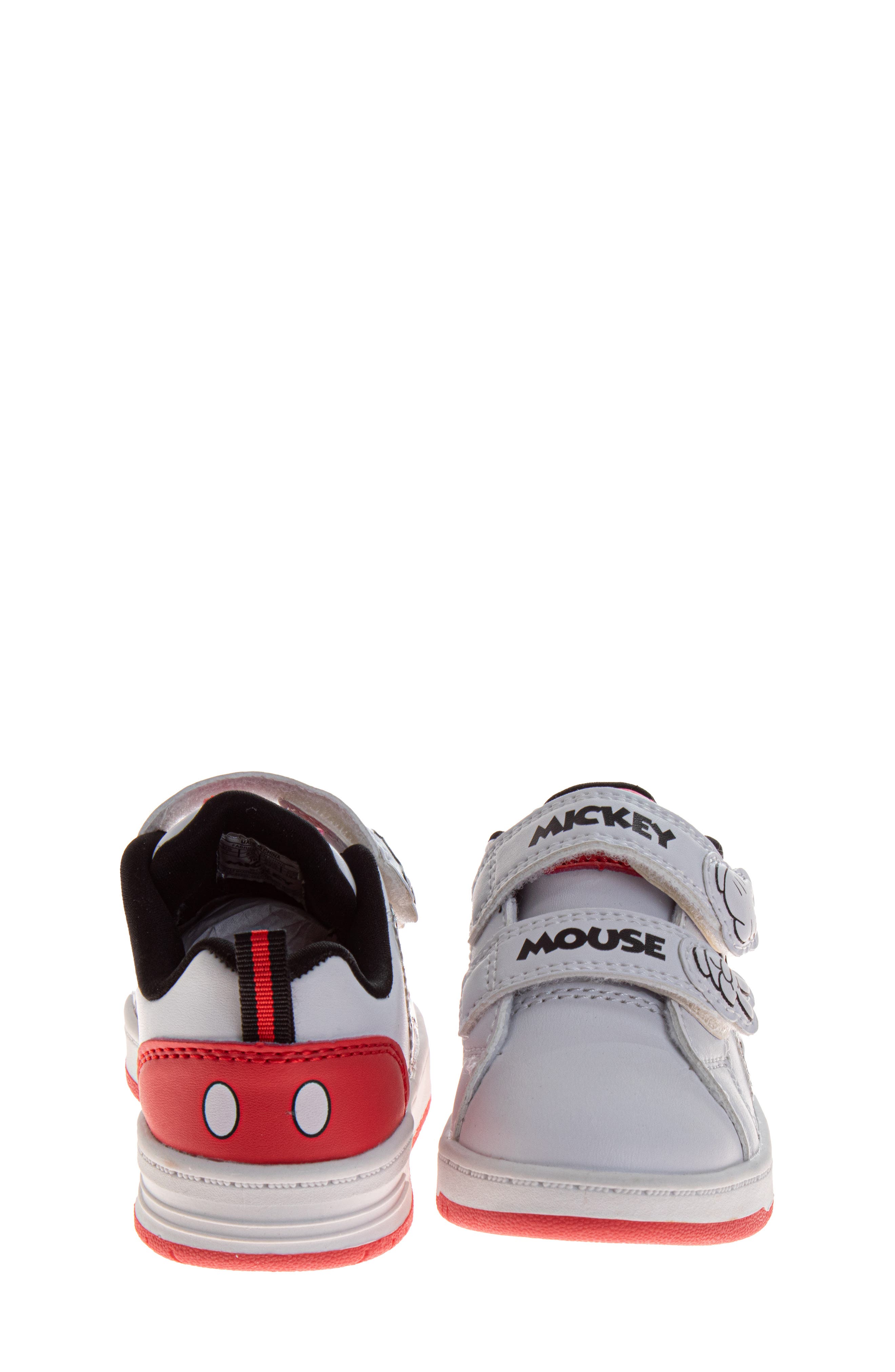 Disney® Mickey Mouse® Sneaker, Alternate, color, WHITE/ RED