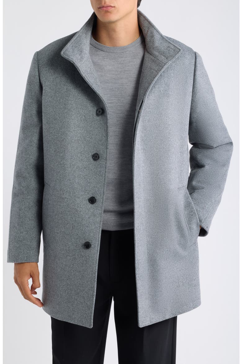 Mont Royal Insulated Wool & Cashmere Jacket with Bib, Alternate, color, LIGHT GREY