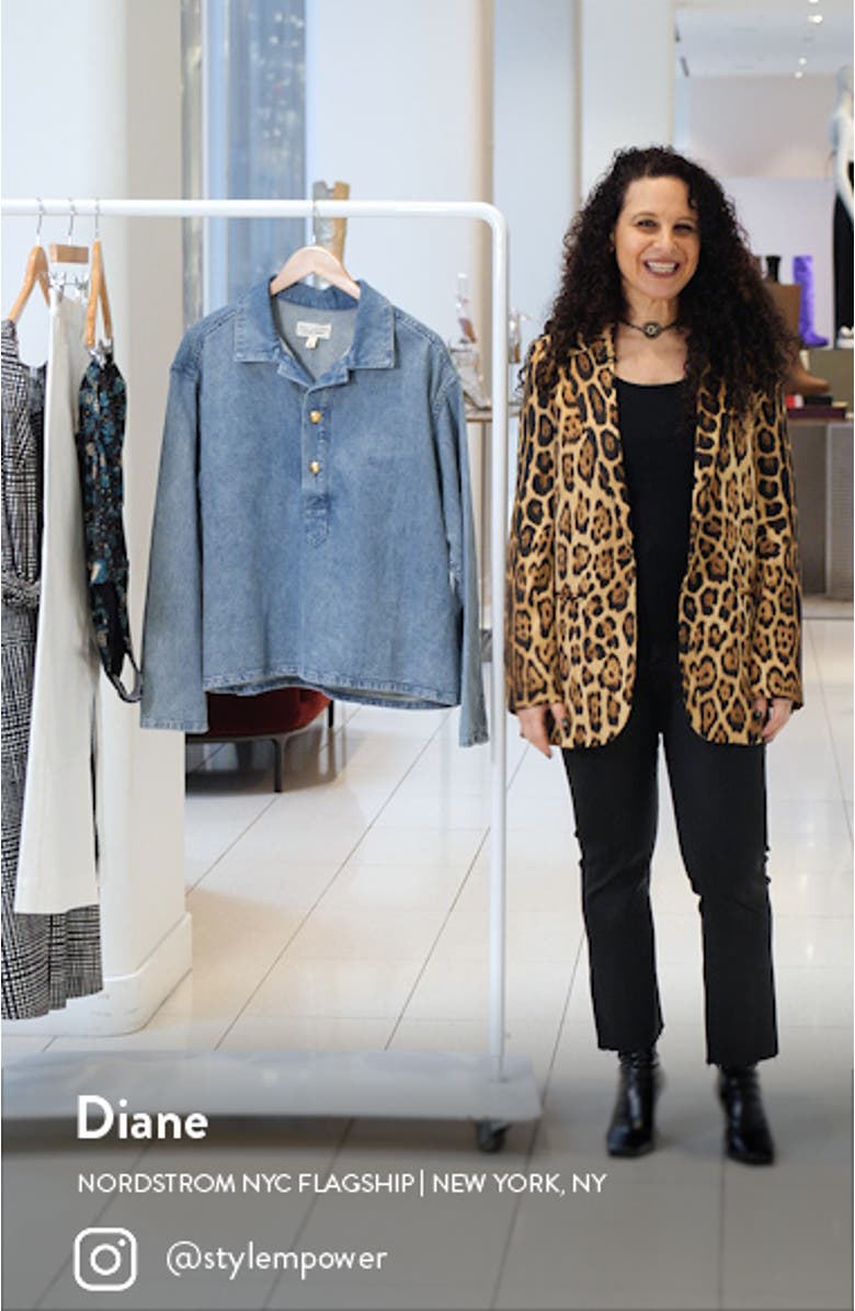 Harper Denim Top, sales video thumbnail