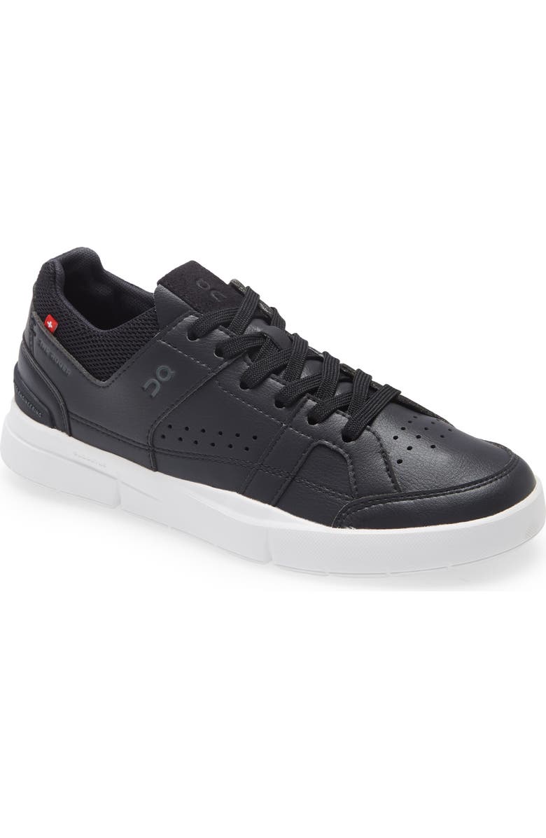 On The ROGER Clubhouse Tennis Sneaker, Main, color, Black White