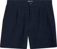 Percival Pleated Linen Shorts