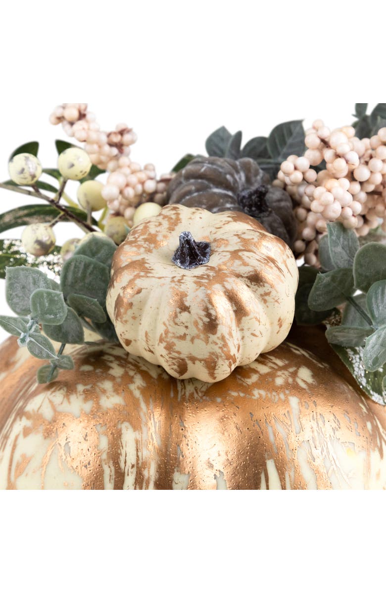 Northlight Mini Pumpkins and Berries Glittered Fall Harvest Decoration - 9", Alternate, color, 