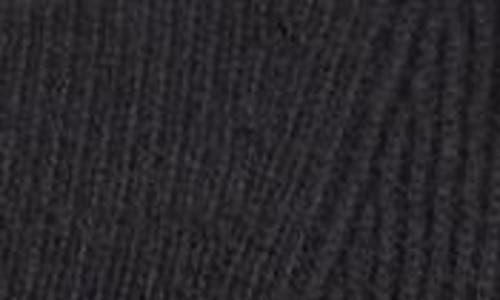 House Of Cb Aubrey Wool Blend Peplum Cardigan In Black