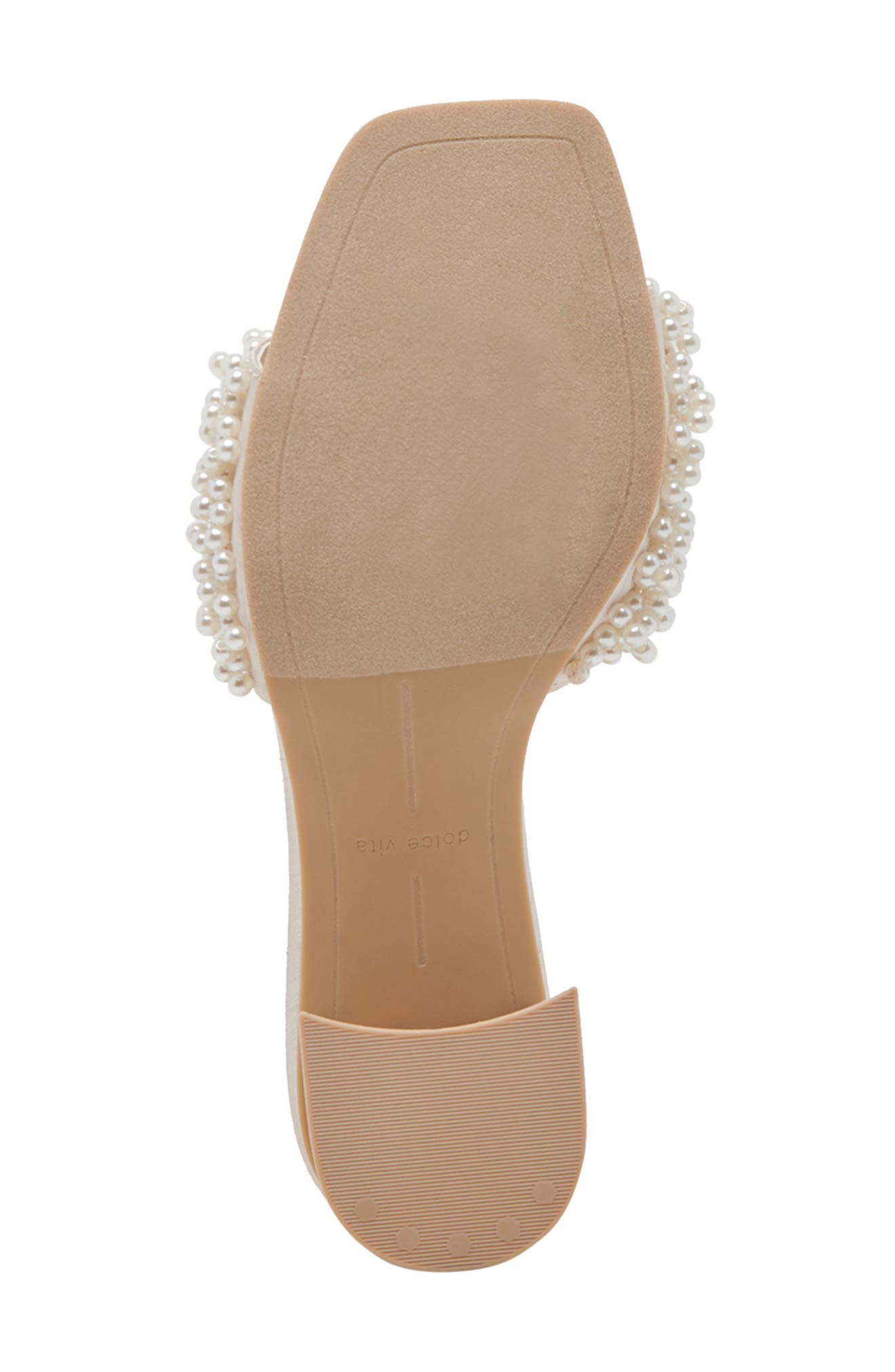 Dolce Vita Briton Imitation Pearl Slide Sandal, Alternate, color, 