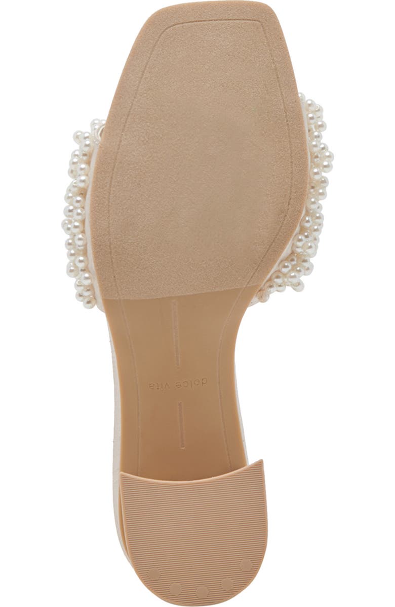 Dolce Vita Briton Imitation Pearl Slide Sandal, Alternate, color,