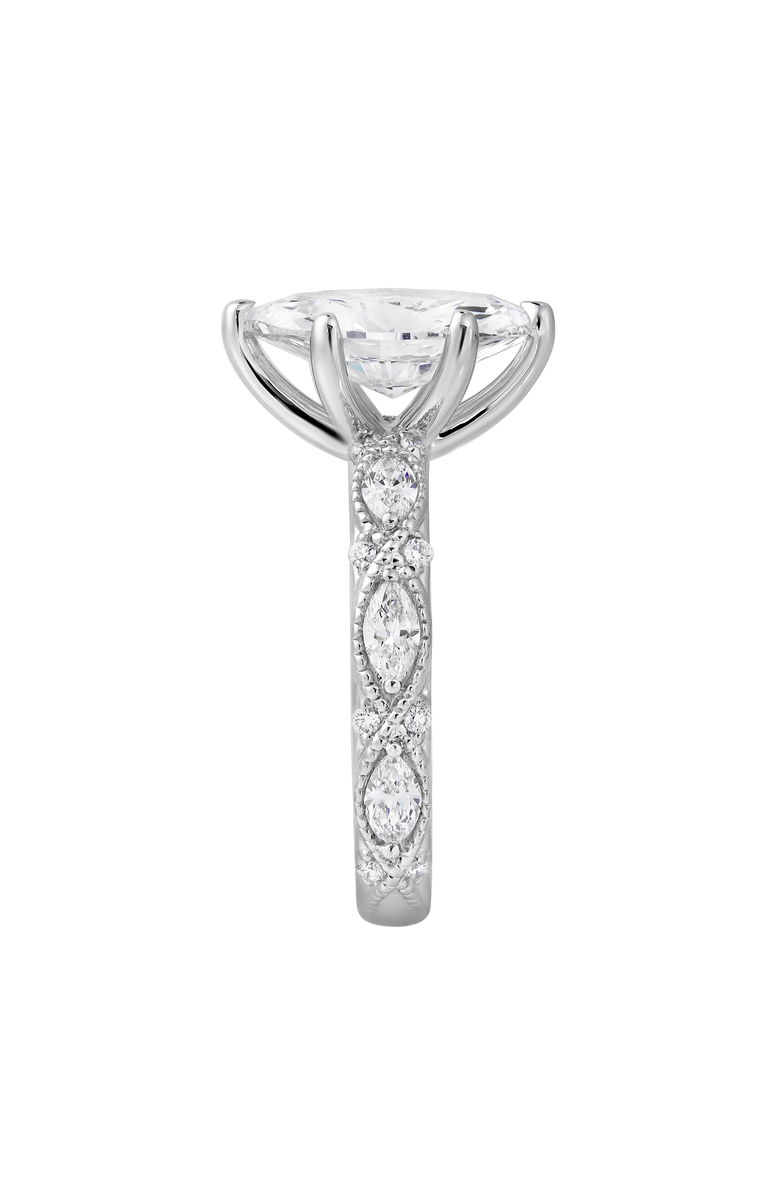 LuvMyJewelry Althea 14K Gold 2.6 Ct Marquise Lab Grown Diamond Engagement Ring, Alternate, color, 14K White Gold