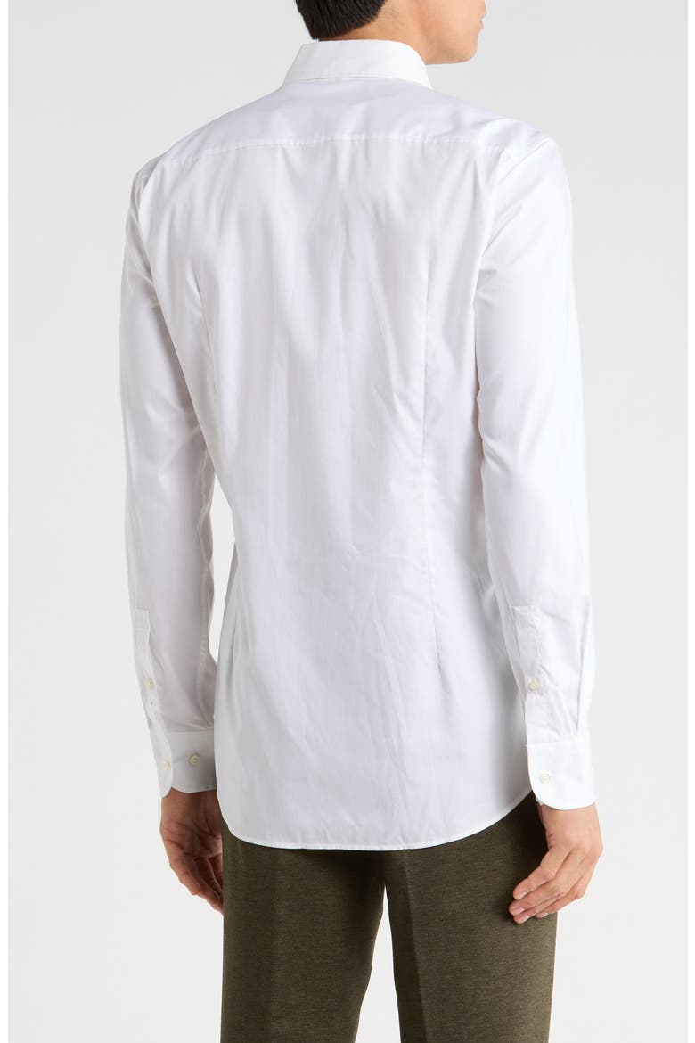 H-Hank Kent Slim Fit Dress Shirt, Alternate, color, WHITE