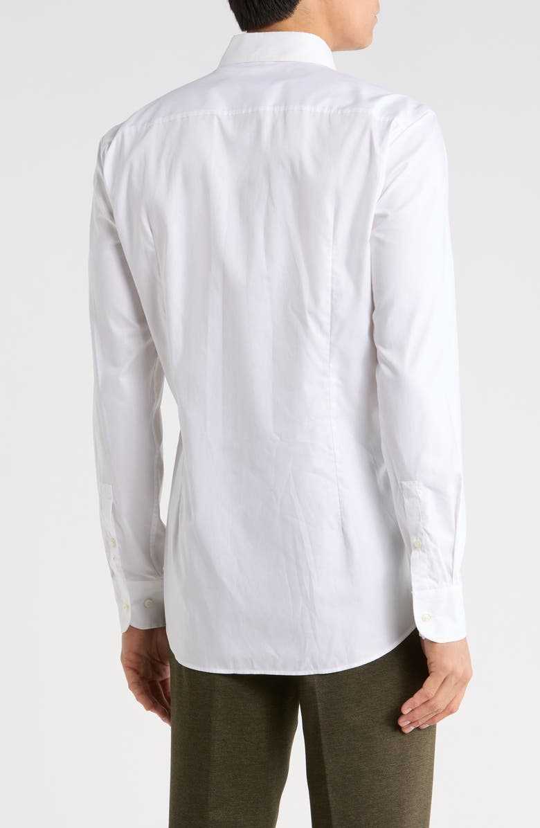 BOSS H-Hank Kent Slim Fit Dress Shirt, Alternate, color, White