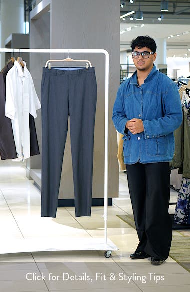 Berle Flat Front Worsted Wool Gabardine Pants (Men) | Nordstrom