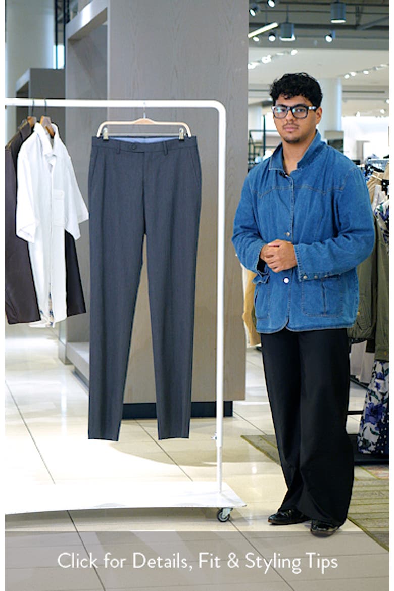 Flat Front Worsted Wool Gabardine Pants video