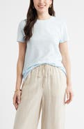Caslon® Cotton Blend Crewneck T-Shirt