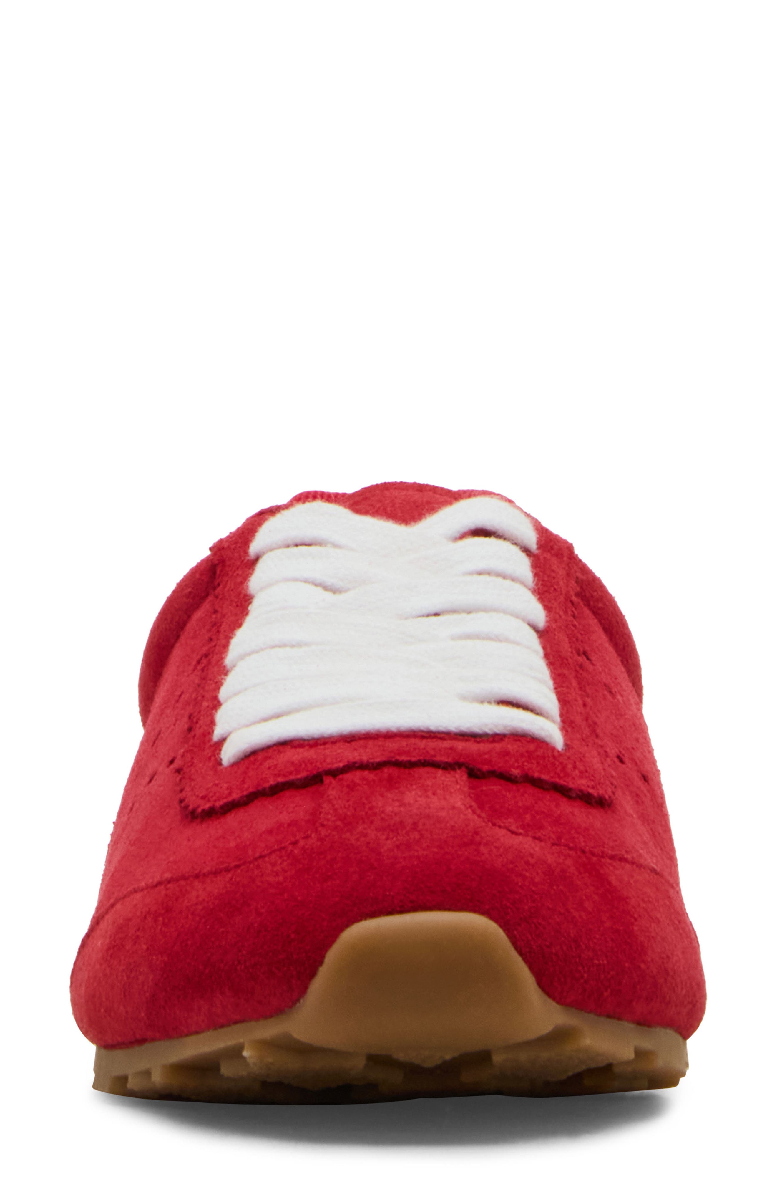 Blondo Carmen Waterproof Sneaker, Alternate, color, Red Suede