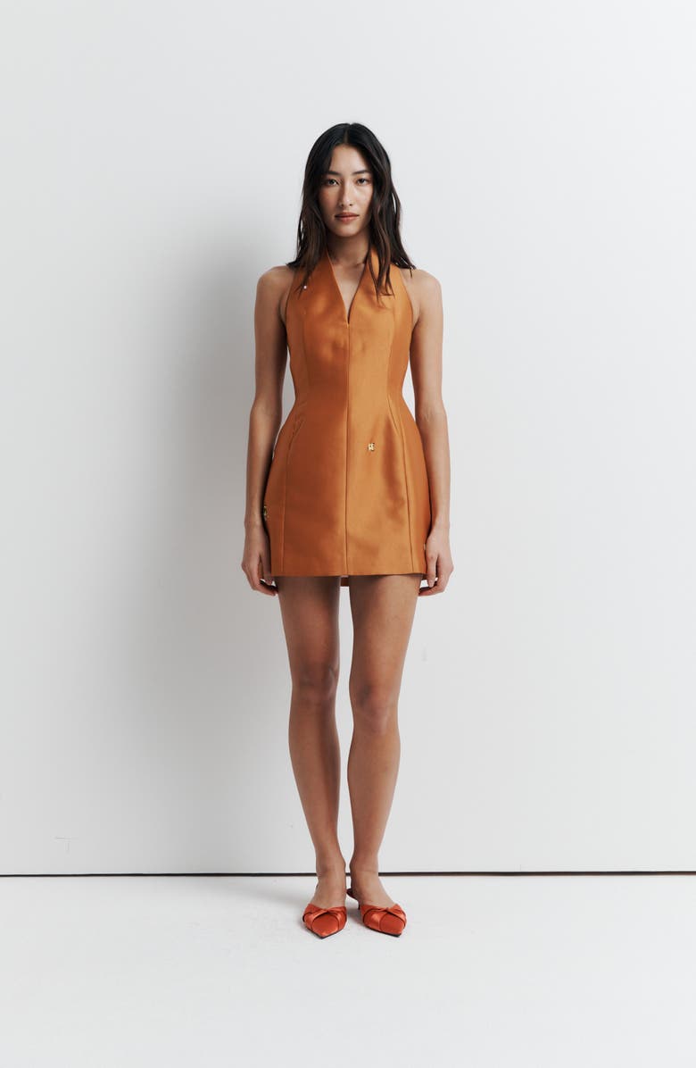 Romy Jade Dress, Alternate, color, Amber