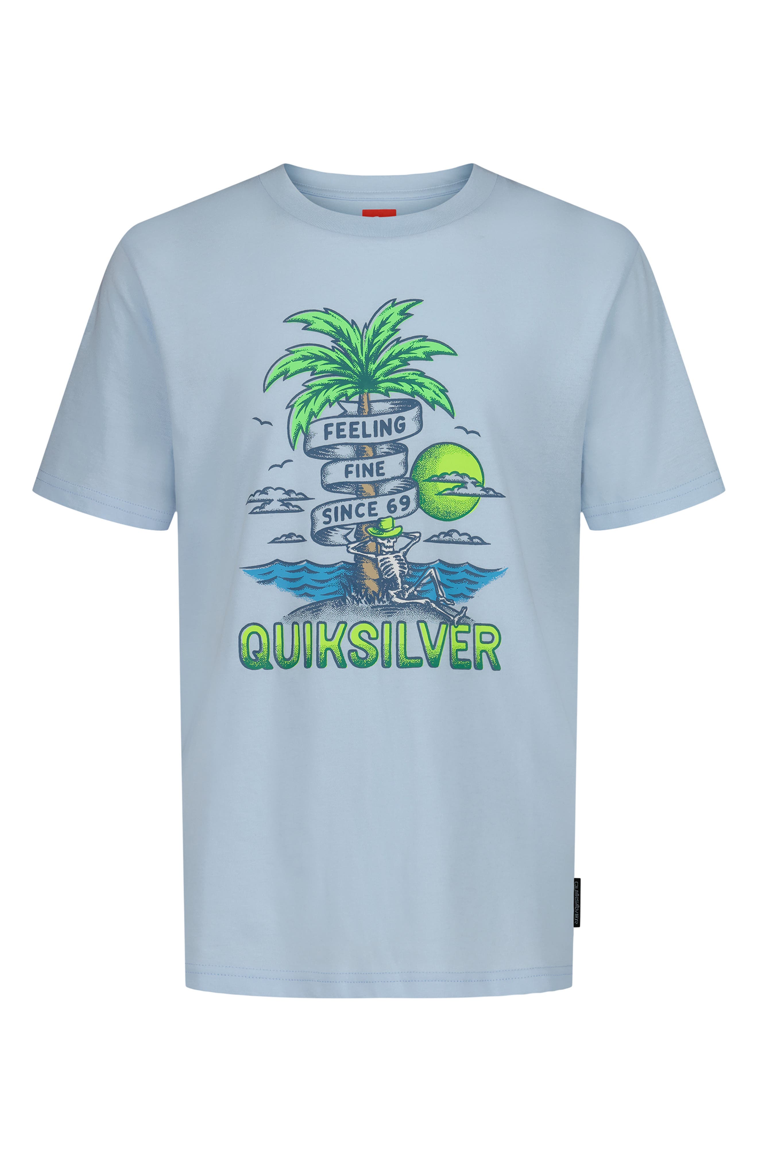 Quiksilver Kids' Skeleton Chillin Graphic T-Shirt