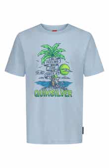 Quiksilver Kids' Skeleton Chillin Graphic T-Shirt