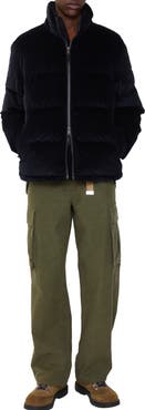 Burberry Corduroy Snowdon Puffer Jacket
