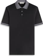 Bugatchi Tipped Pima Cotton Piqué Polo