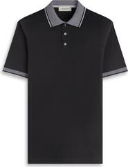 Bugatchi Tipped Pima Cotton Piqué Polo