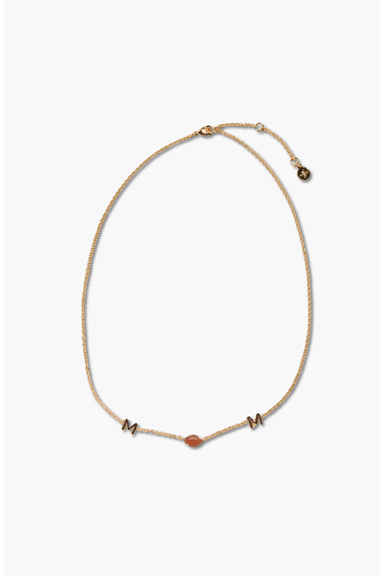Football Mom Necklace, Main, color, Football