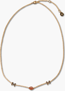 Nickel & Suede Football Mom Necklace