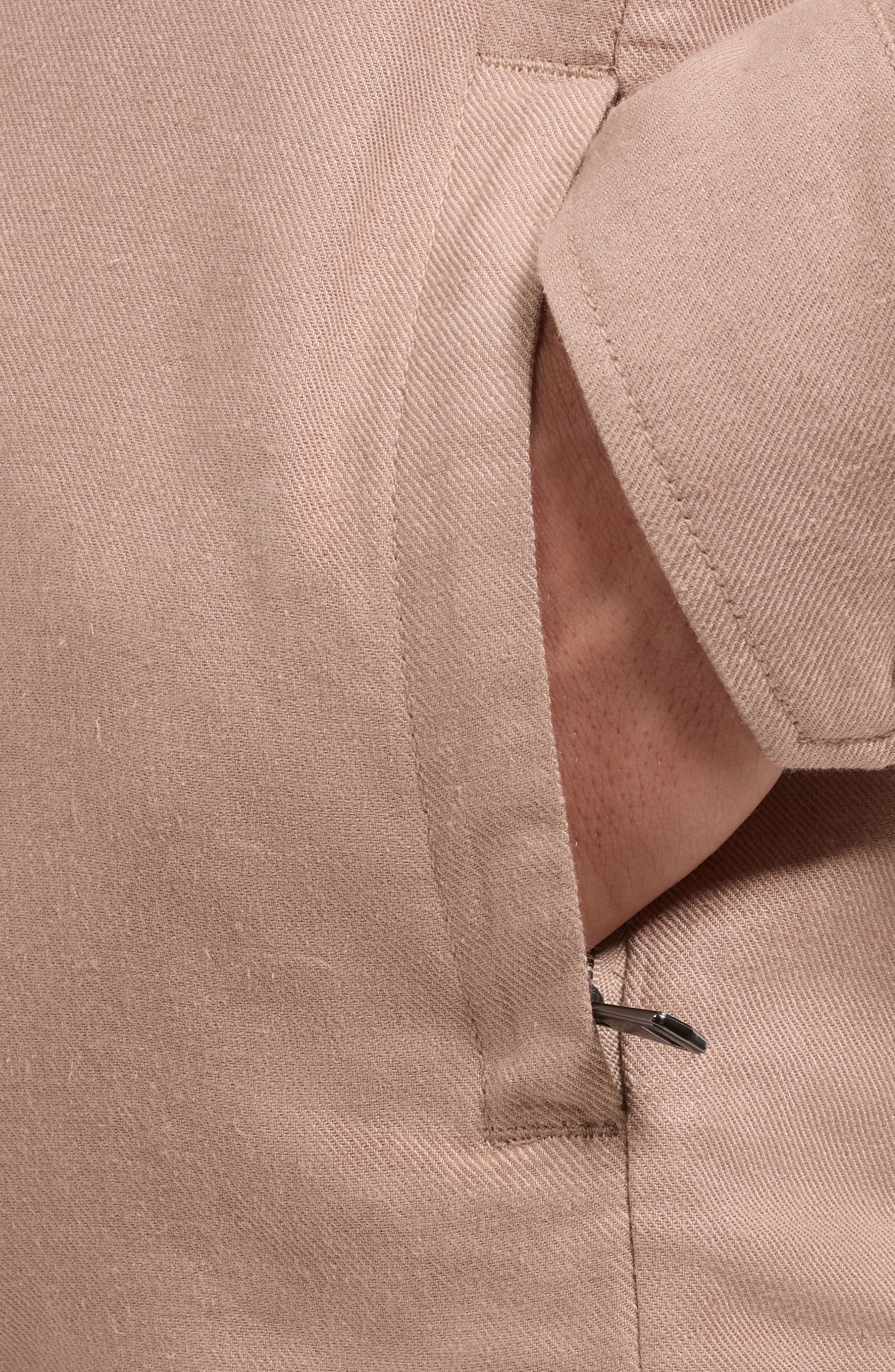 Мужские Bugatchi Aerolinen Linen Blend Shirt Jacket — фото 7