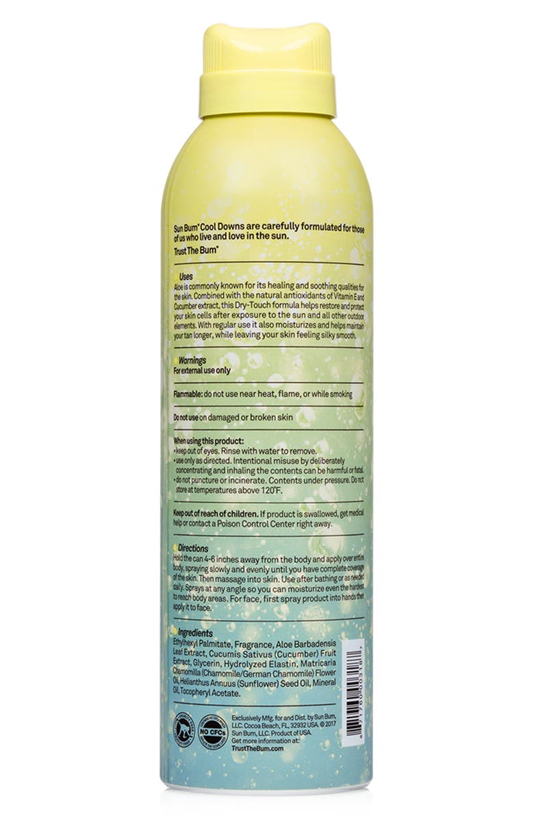 Sun Bum Cool Down Aloe Spray, Alternate, color,