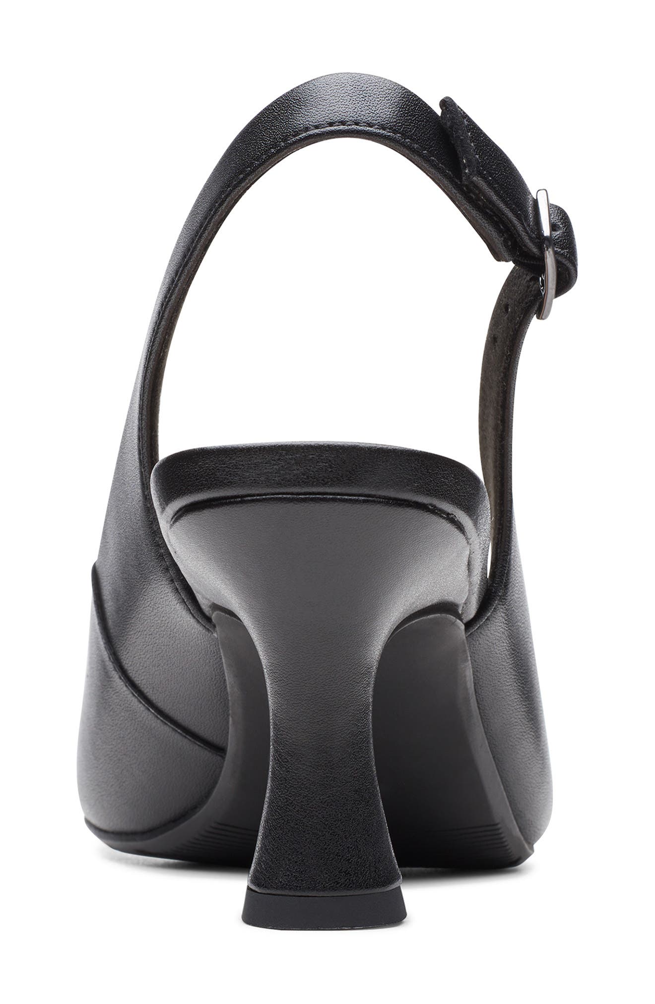 Clarks<sup>®</sup> Kataleyna Step Slingback Pump, Alternate, color, Black Leather