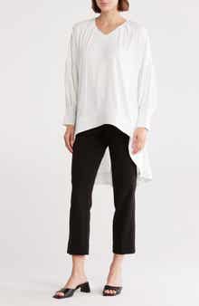 PATRIZIA LUCA Oversize V-Neck Top