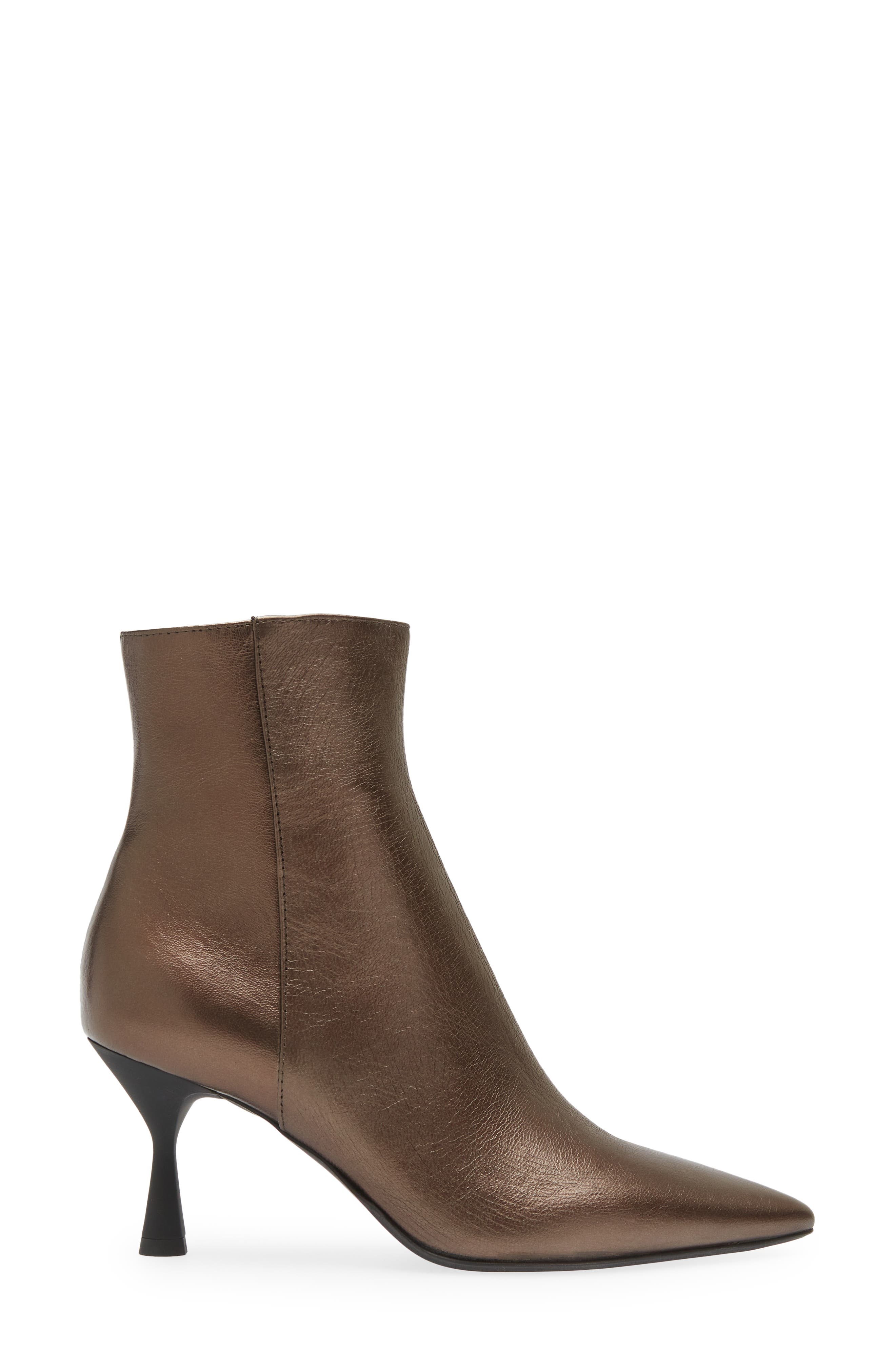 AGL Ide Metallic Leather Bootie, Alternate, color, 