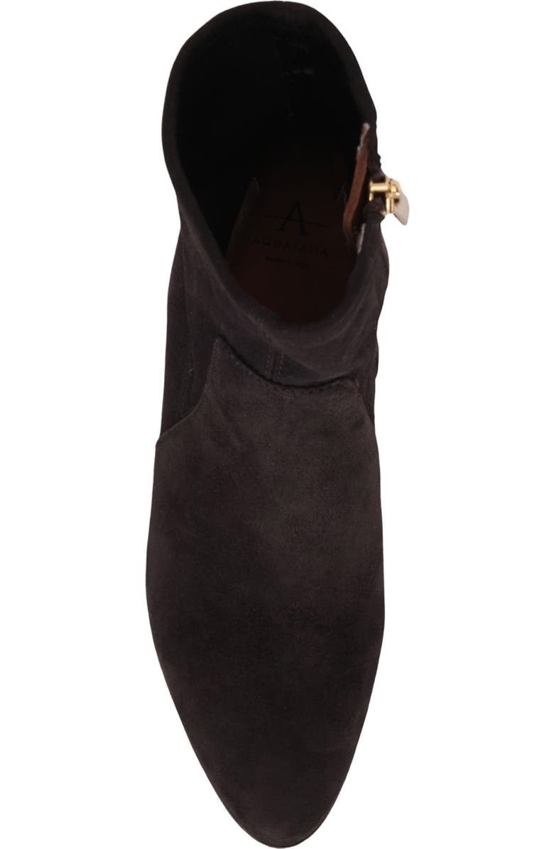 Aquatalia Rhumba Low Weatherproof Bootie, Alternate, color, Espresso Suede
