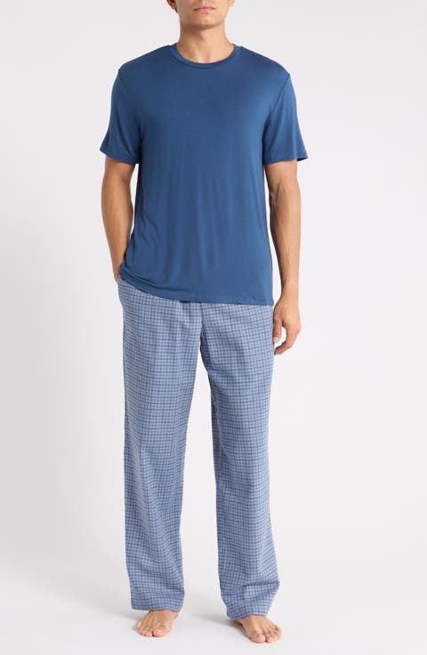 T-Shirt & Flannel Pajama Pants Set