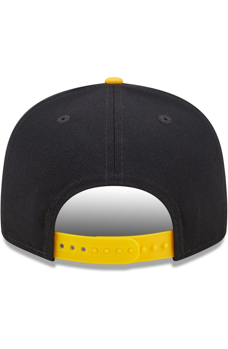 New Era Men's New Era Navy West Virginia Mountaineers Two-Tone Vintage Wave 9FIFTY Snapback Hat, Alternate, color, Navy