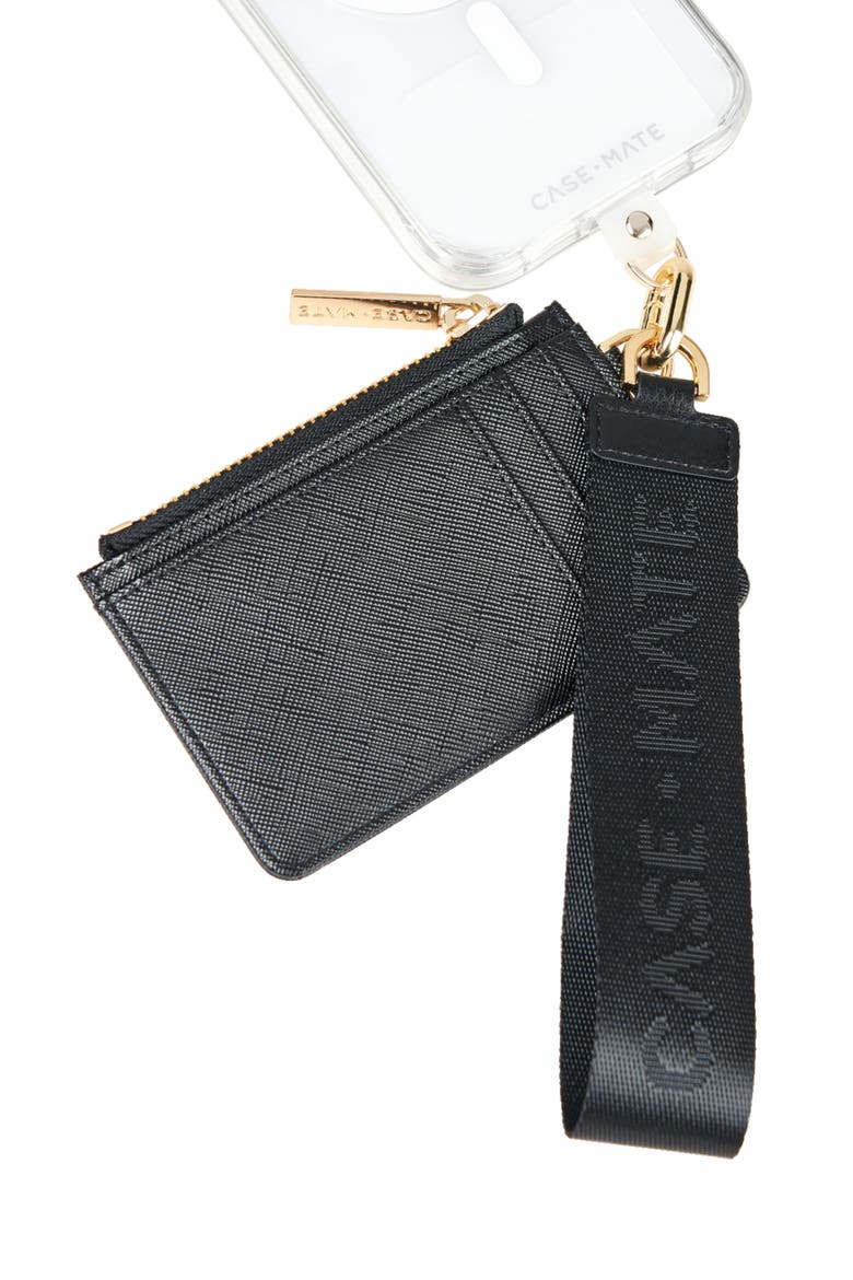Essential Wallet Phone Strap, Alternate, color, BLACK