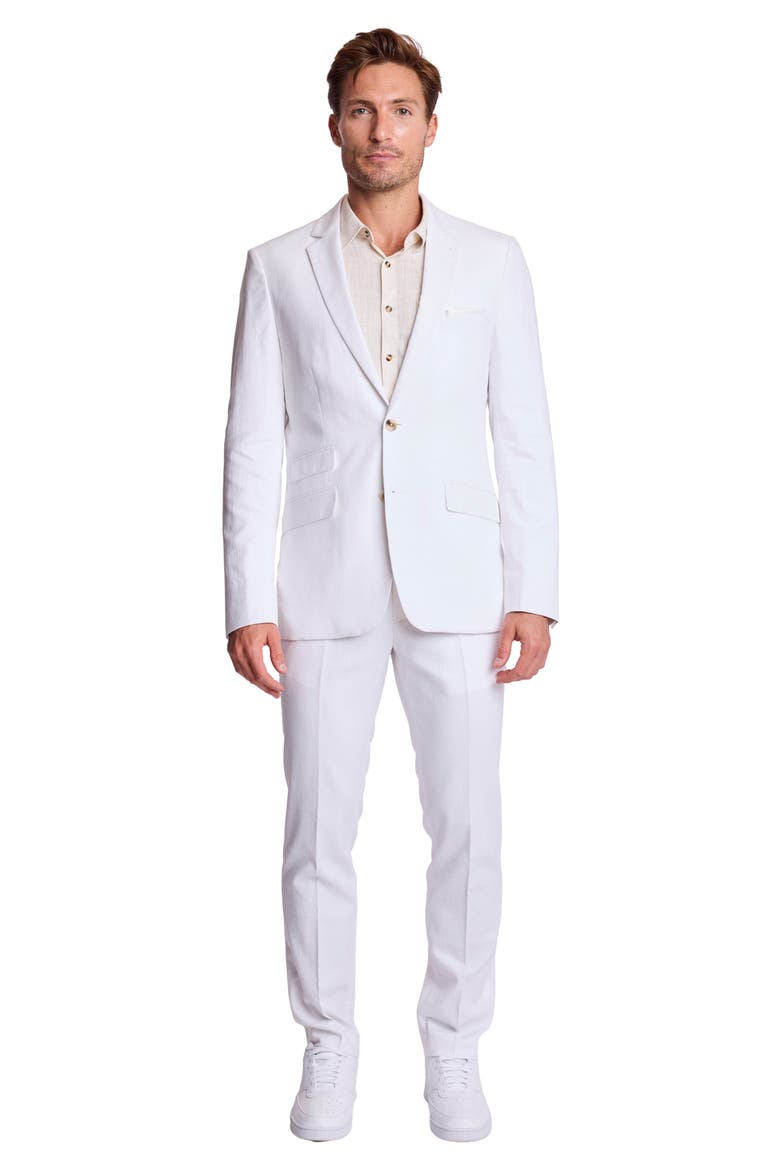 Dover Slim Fit Sport Coat, Alternate, color, WHITE LOTUS LINEN