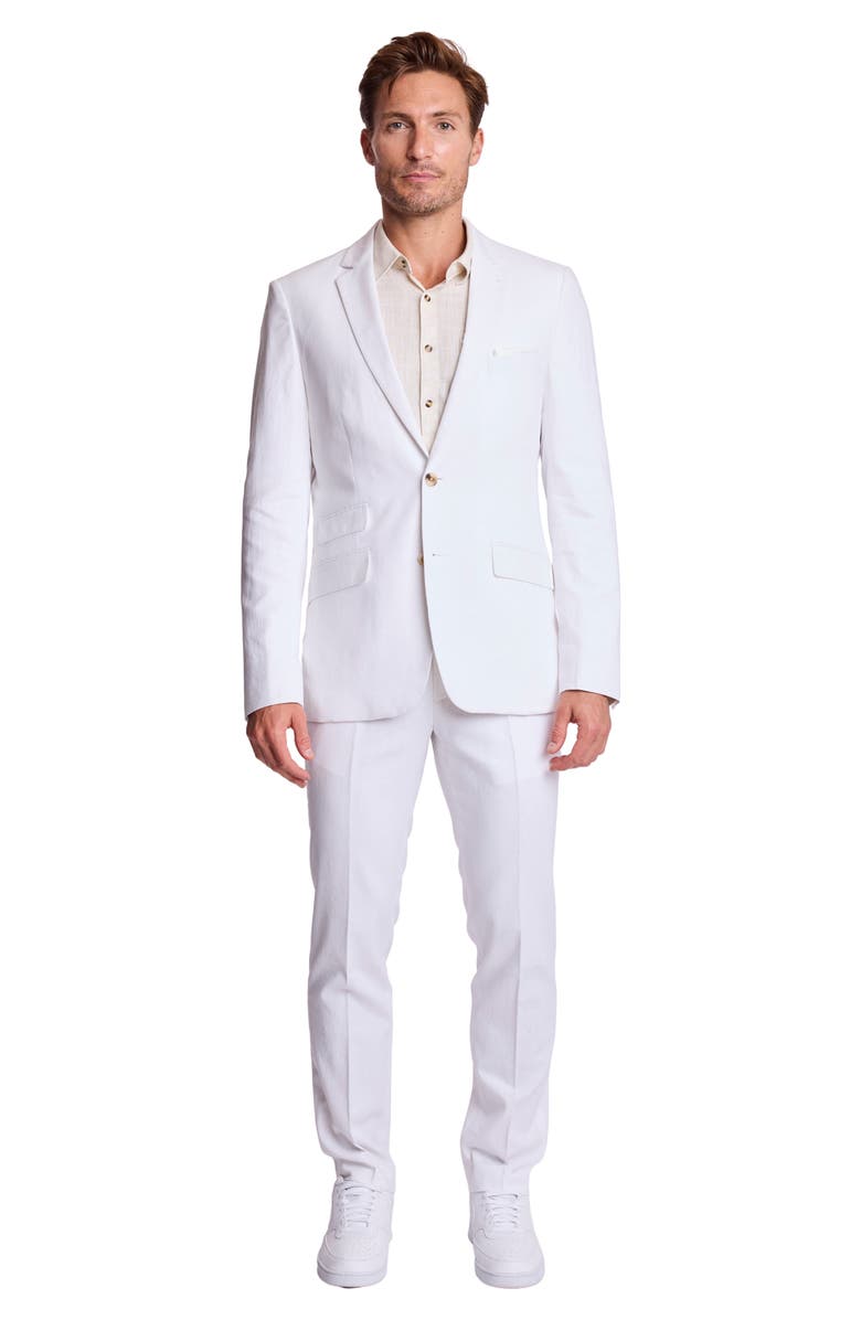 PAISLEY & GRAY Dover Slim Fit Sport Coat, Alternate, color, White Lotus Linen