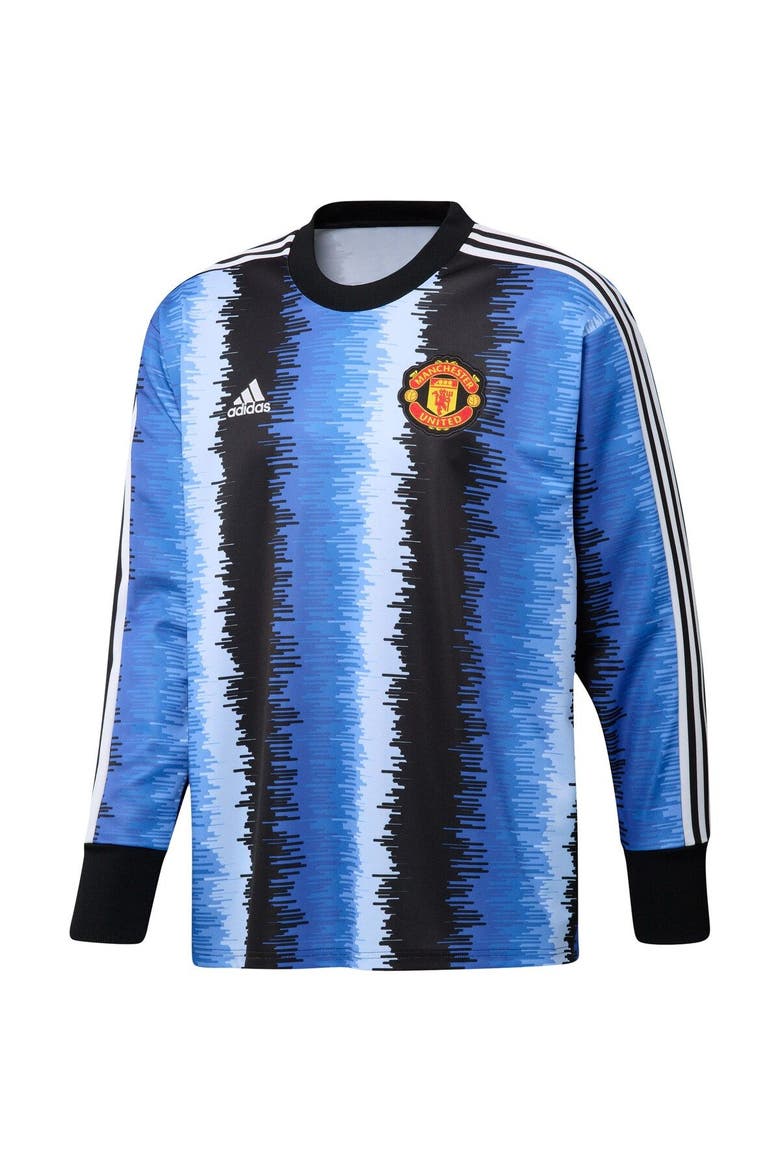 Men's adidas Black Manchester United Authentic Football Icon Goalkeeper Jersey, Alternate, color, Black