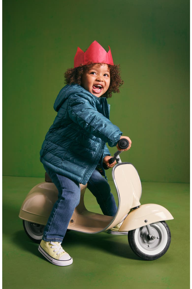 Kids' Lightweight Water Repellent Puffer Jacket, Alternate, color, IRIS