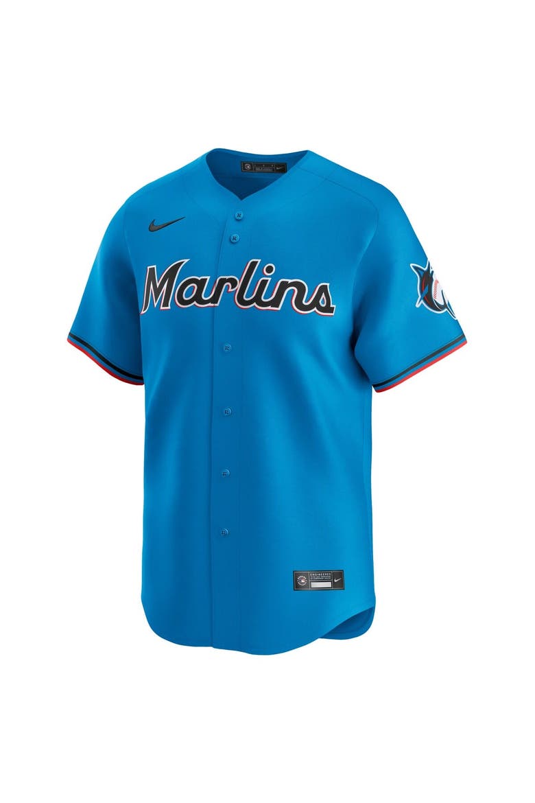 Men's Nike Blue Miami Marlins Limited Jersey, Alternate, color, Blue