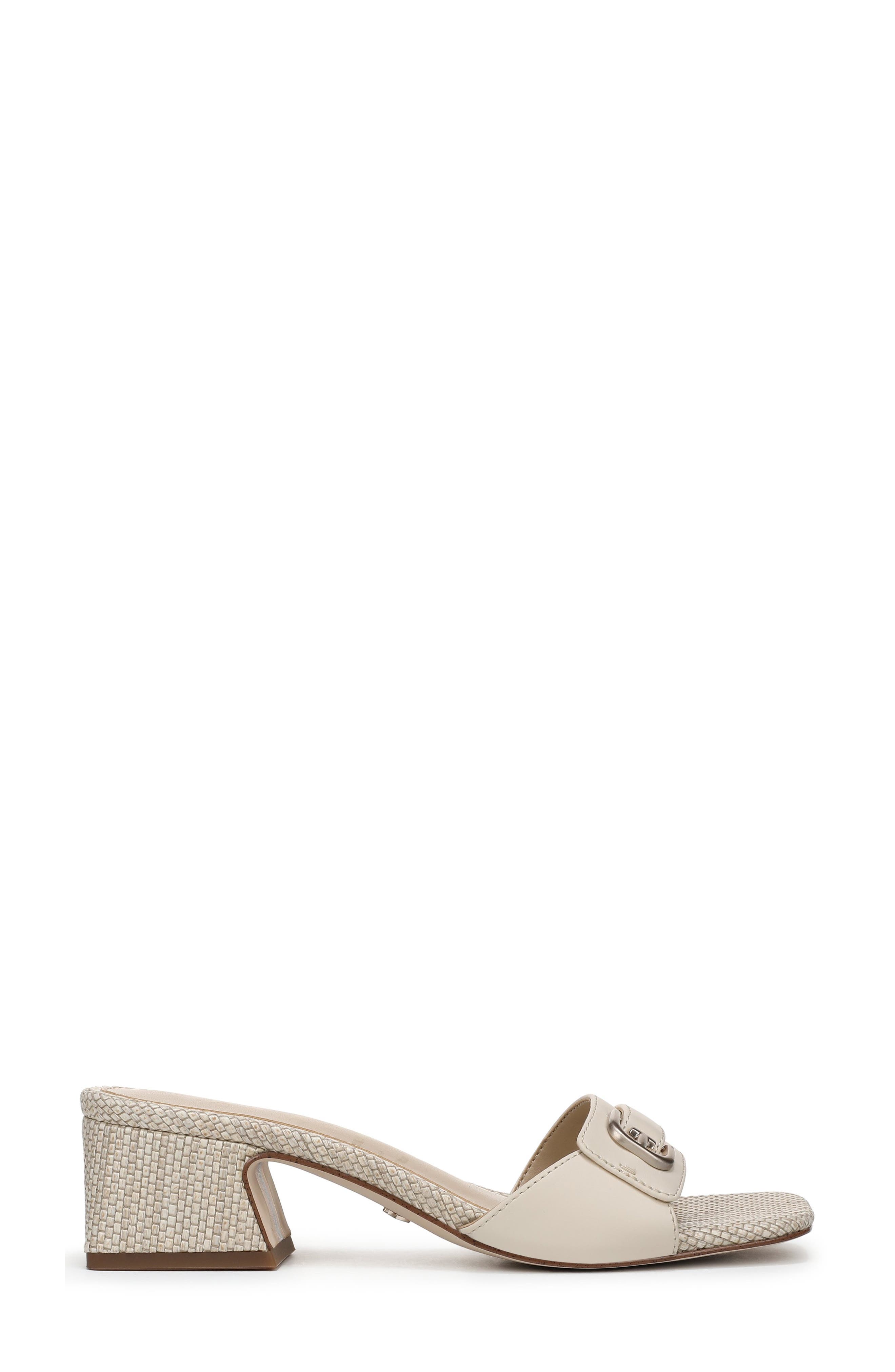 Sam Edelman Wilma Block Heel Slide Sandal, Alternate, color, Modern Ivory